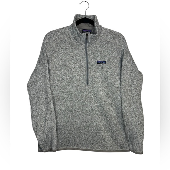 Patagonia Women's Better Sweater 1/4 Zip Fleece Grey 25618FA19 Size XL - Picture 1 of 12